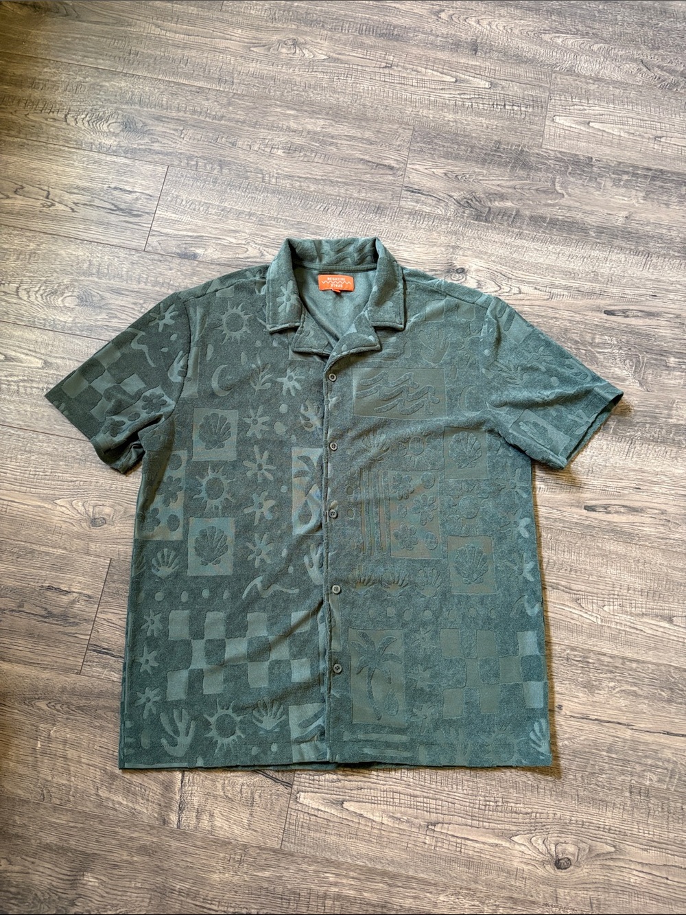 Textured Terry Towel Men’s Shirt
